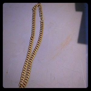 Men's Gold Plated Braided Chain Necklace